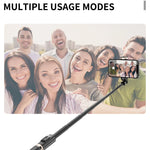 Carregue a imagem no visualizador da Galeria, Roreta 2024 NEW Bluetooth Selfie Stick  Foldable Wireless Tripod with Bluetooth Shutter Monopod Live Photograph for iphone  Amaijoin
