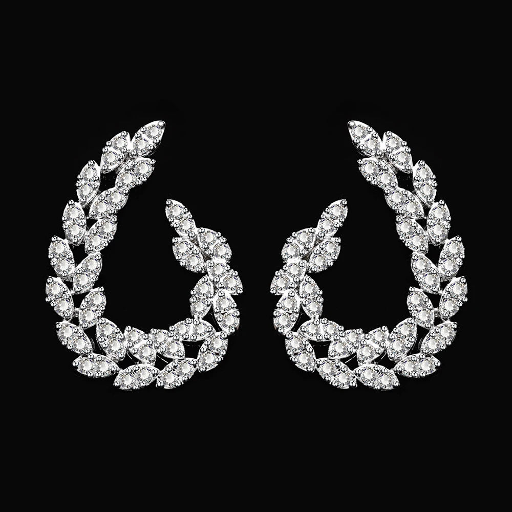 2024 New Wedding Jewelry Set for Women Saudi Arabia 4 Pieces Zirconia Bridal Jewellery Collection Necklace Set  Amaijoin