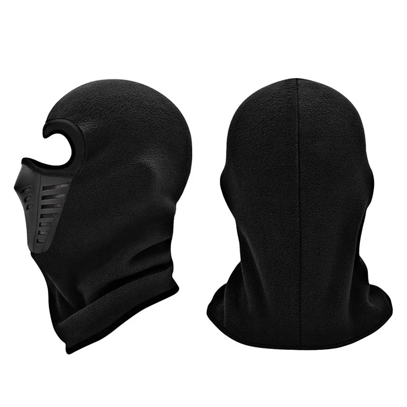 Motorcycle Mask Fleece Thermal Face Mask Keep Warm Moto Riding Balaclava Motorbike Biker Winter Windproof Ski Mask Men Women  Amaijoin