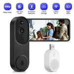 Load image into Gallery viewer, 1080P 2.4G Smart Doorbell Video Intercom Door Bell with Camera Smart Home for Security Protection AI Human Detection Motion  Amaijoin
