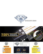 Load image into Gallery viewer, BAMOER 1 Carat Bazel Moissanite Necklace D color VVS1 Lab Grown Diamond Necklace for Women 925 Sterling Silver Wedding Jewelry  Amaijoin
