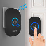 Carregue a imagem no visualizador da Galeria, Fuers M557 Wireless Doorbell 433Mhz Home Welcome Smart Doorbell 150M Long Wireless Distance 32 Songs Home Welcome Door Chimes  Amaijoin
