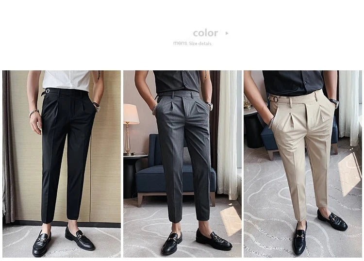 Calças de Fato Slim Fit  Amaijoin