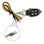 Carregue a imagem no visualizador da Galeria, LED Turn Signal Light Super Bright 2pcs Motorcycle Mini Universal Led Motorbike  Lampe Amber Blinker LED Indicators Light  Amaijoin
