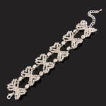 Load image into Gallery viewer, New Fashion Charm Bracelets 925 Silver AAAAA Zircon Crystal Women Bracelet Wedding Engagement Luxury Jewelry  Amaijoin
