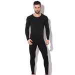 Carregue a imagem no visualizador da Galeria, Herobiker Men&#39;s Fleece Lined Thermal Underwear Set Motorcycle Skiing Base Layer Winter Warm Long Johns Shirts &amp; Tops Bottom Suit  Amaijoin
