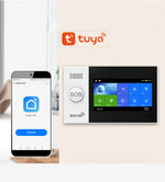 Carregue a imagem no visualizador da Galeria, PGST PG-107 Tuya Wireless Home WIFI GSM Home Security With Motion Detector Sensor Burglar Alarm System APP Control Support Alexa  Amaijoin
