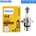 Carregue a imagem no visualizador da Galeria, 1X Philips H4 H7 H11 Vision Original Car Head Light H1 H3 H8 H9 9005 9006 HB3 HB4 3200K Auto Standard Lamp Halogen Bulb, 1x  Amaijoin
