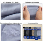 Carregue a imagem no visualizador da Galeria, 6 Pairs Large Business Silk Socks Long Polyamide Breathable Calf High Sheer Socks Male Brand Business Work Socks High Quality  Amaijoin
