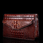 Carregue a imagem no visualizador da Galeria, 2024 New Product Trendy Fashion Clutch Real Cowhide Wallet High-Quality Crocodile Pattern Famous brand multi-function wallet  Amaijoin
