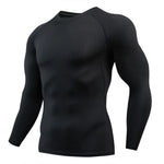 Carregue a imagem no visualizador da Galeria, Men&#39;s T-shirt Men Running Sport T Shirt Men Compression Fitness Tops Tee Quick DryTight Training Gym Sport Running Shirts Jersey  Amaijoin
