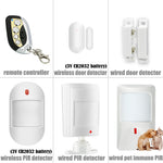 Carregue a imagem no visualizador da Galeria, Tuya WiFi GSM Alarm System 433MHz Smart Home Burglar Security Alarm RFID Touch Keyboard Temperature Humidity Alexa Google Home  Amaijoin
