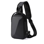 Carregue a imagem no visualizador da Galeria, Fenruien Men&#39;s Bag Shoulder Bag Multifunction Anti-theft Waterproof Male Crossbody Bag Casual Short Trip Chest Pack USB Charging  Amaijoin
