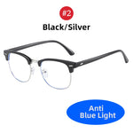 Carregue a imagem no visualizador da Galeria, 2024 Classic Transparent Frame Semi Rimless Blue Light Blockin Glasses Men Square Anti Blue Ray Eyeglasses Computer Women Gaming  Amaijoin
