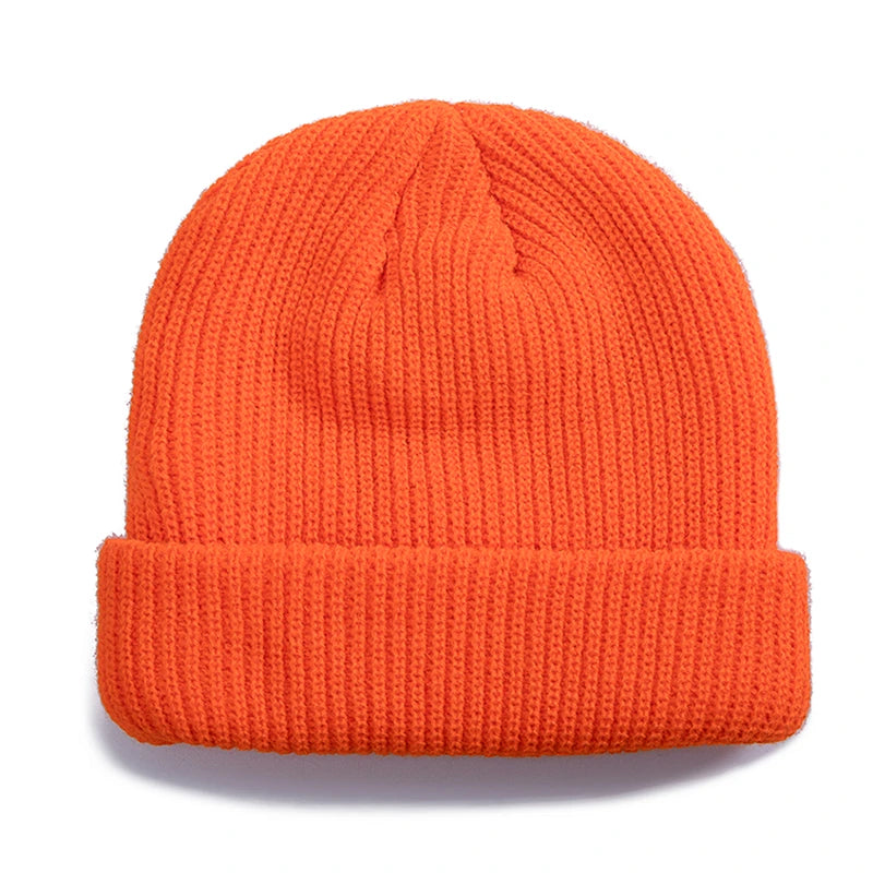 Hot Sale Daily Fisherman Beanie Hat Unisex Sailor Style Autumn Beanie Ribbed Knitted Hats For Men Women Short Melon Winter Hat  Amaijoin