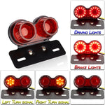 Carregue a imagem no visualizador da Galeria, Motorcycle LED Taillight 12V Custom Motorbike Rear Stop Brake Lamp License Plate Light Turn Signal Indicators Universal For BMW  Amaijoin
