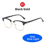 Carregue a imagem no visualizador da Galeria, 2024 Classic Transparent Frame Semi Rimless Blue Light Blockin Glasses Men Square Anti Blue Ray Eyeglasses Computer Women Gaming  Amaijoin
