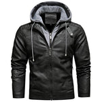 Load image into Gallery viewer, HEROBIKER Motorcycle Jacket Men&#39;s Leather Jackets Autumn Casual Motorcycle PU Jacket Biker Leather Coats Brand Clothing EU Size  Amaijoin
