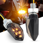 Carregue a imagem no visualizador da Galeria, LED Turn Signal Light Super Bright 2pcs Motorcycle Mini Universal Led Motorbike  Lampe Amber Blinker LED Indicators Light  Amaijoin
