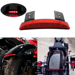 Carregue a imagem no visualizador da Galeria, Motorcycle Chopped Fender Edge Tail Light Amber Turn Signal LED Red Stop Brake Rear TailLight for Harley Sportster XL 883 1200  Amaijoin
