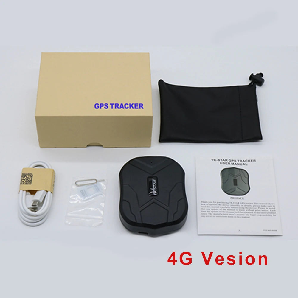 GPS Tracker Car TKSTAR TK905 2G 4G Magnet 90 Days GPS Tracker 4G GPS Locator Waterproof Vehicle Voice Monitor Free APP PK TK915  Amaijoin