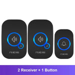 Carregue a imagem no visualizador da Galeria, Fuers M557 Wireless Doorbell 433Mhz Home Welcome Smart Doorbell 150M Long Wireless Distance 32 Songs Home Welcome Door Chimes  Amaijoin
