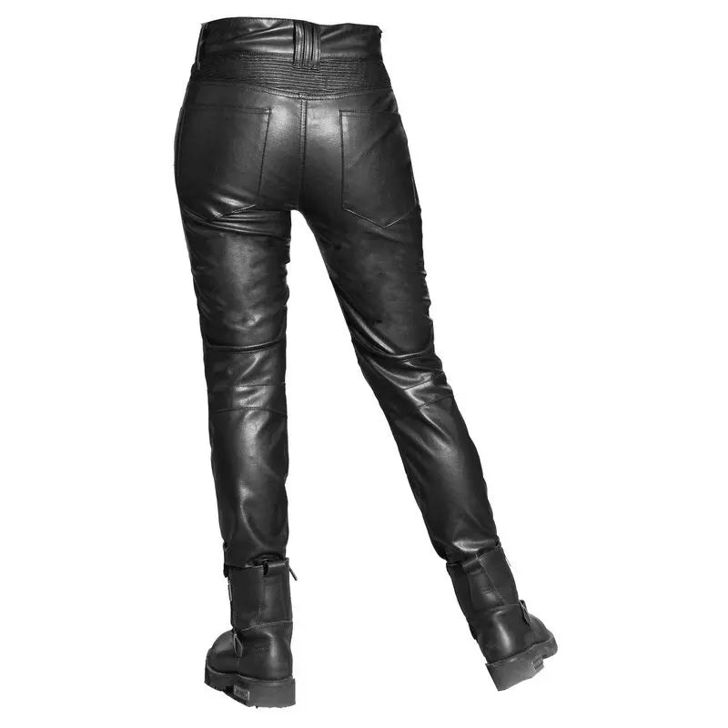 Motorcycle Women's Riding Pants Leisure Locomotive Hockey Pants Windshield Waterproof Pants Slim Pants Silicone Protective Gear  Amaijoin