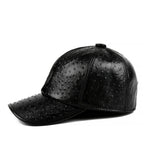 Carregue a imagem no visualizador da Galeria, Exclusive Chic Small Dots Baseball Caps 2021 Fall Winter Men Genuine Leather Warm Hats Youth Hombre Black Hip Pop Dome Chapeau  Amaijoin
