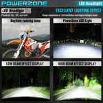 Carregue a imagem no visualizador da Galeria, PowerZone Motorcycle LED Headlight Headlamp Head Light Supermoto Fairing For KTM EXC SXF MX Dirt Bike Enduro LED Headlight  Amaijoin
