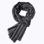 Carregue a imagem no visualizador da Galeria, Winter designer scarf men striped cotton scarf female &amp; male brand shawl wrap knit cashmere bufandas Striped scarf with tassels  Amaijoin
