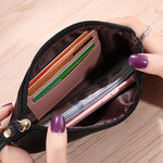 Carregue a imagem no visualizador da Galeria, Women Long Casual Wallet Litchi Grain PU Leather Lady Zipper Phone Pocket Credit Card Holder Female Purse Coin Money Bag Clutch  Amaijoin
