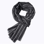 Carregue a imagem no visualizador da Galeria, Winter designer scarf men striped cotton scarf female &amp; male brand shawl wrap knit cashmere bufandas Striped scarf with tassels  Amaijoin
