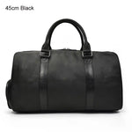 Carregue a imagem no visualizador da Galeria, Luxury Genuine Leather Men Women Travel Bag Cow Leather Carry On Luggage Bag Travel Shoulder Bag Male Female Weekend Duffle Bag  Amaijoin
