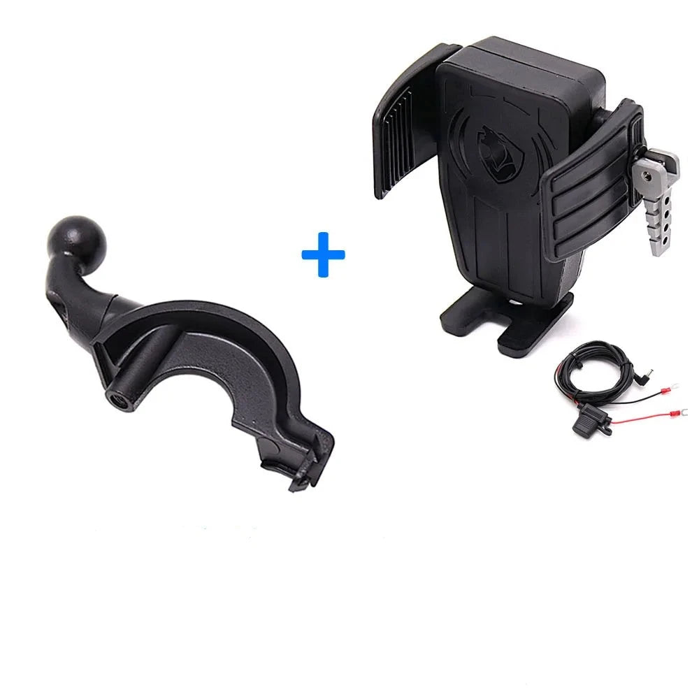 GPS Phone Holder Navigation Bracket Wireless Fast Charging For HONDA Gold Wing GL 1800 F6B GL1800 DCT 2018-2021 2020 Motorcycle  Amaijoin