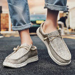 Carregue a imagem no visualizador da Galeria, Large Size Outdoor Men&#39;s Casual Denim Canvas Shoes Vulcanize Shoes Fashion Luxury Style Designer Breathable Men Sneakers Loafers  Amaijoin
