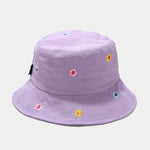 Carregue a imagem no visualizador da Galeria, LDSLYJR Cotton Flower Embroidery Bucket Hat Fisherman Hat Outdoor Travel Hat Sun Cap Hats for Men and Women 250  Amaijoin
