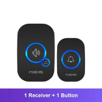 Carregue a imagem no visualizador da Galeria, Fuers M557 Wireless Doorbell 433Mhz Home Welcome Smart Doorbell 150M Long Wireless Distance 32 Songs Home Welcome Door Chimes  Amaijoin
