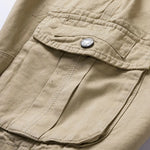 Carregue a imagem no visualizador da Galeria, 2024 Summer Men&#39;s Baggy Multi Pocket Military Cargo Shorts Male Cotton Khaki Mens Tactical Shorts Short Pants 30-38 No Belt  Amaijoin
