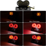 Carregue a imagem no visualizador da Galeria, Motorcycle LED Taillight 12V Custom Motorbike Rear Stop Brake Lamp License Plate Light Turn Signal Indicators Universal For BMW  Amaijoin
