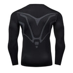 Carregue a imagem no visualizador da Galeria, Men&#39;s T-shirt Men Running Sport T Shirt Men Compression Fitness Tops Tee Quick DryTight Training Gym Sport Running Shirts Jersey  Amaijoin
