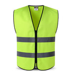 Carregue a imagem no visualizador da Galeria, High Visibility Reflective Vest Working Clothes Motorcycle Cycling Sports Outdoor Reflective Safety Clothing Reflective Jacket  Amaijoin
