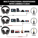 Carregue a imagem no visualizador da Galeria, Oneodio Wired Professional Studio Pro DJ Headphones With Microphone Over Ear HiFi Monitor Music Headset Earphone For Phone PC  Amaijoin
