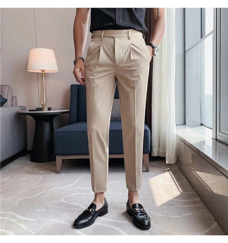 Calças de Fato Slim Fit  Amaijoin