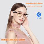 Carregue a imagem no visualizador da Galeria, Smart Glasses Remote Control High Smart Glasses Waterproof Wireless Bluetooth Hands-Free Calling Music Audio Open Ear Sunglasses  Amaijoin
