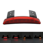 Carregue a imagem no visualizador da Galeria, Motorcycle Chopped Fender Edge Tail Light Amber Turn Signal LED Red Stop Brake Rear TailLight for Harley Sportster XL 883 1200  Amaijoin
