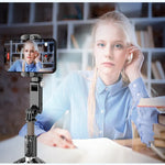 Carregue a imagem no visualizador da Galeria, 360 Rotation Following Shooting Mode Gimbal Stabilizer Selfie Stick Tripod Gimbal For iPhone Phone Smartphone Live Photography  Amaijoin
