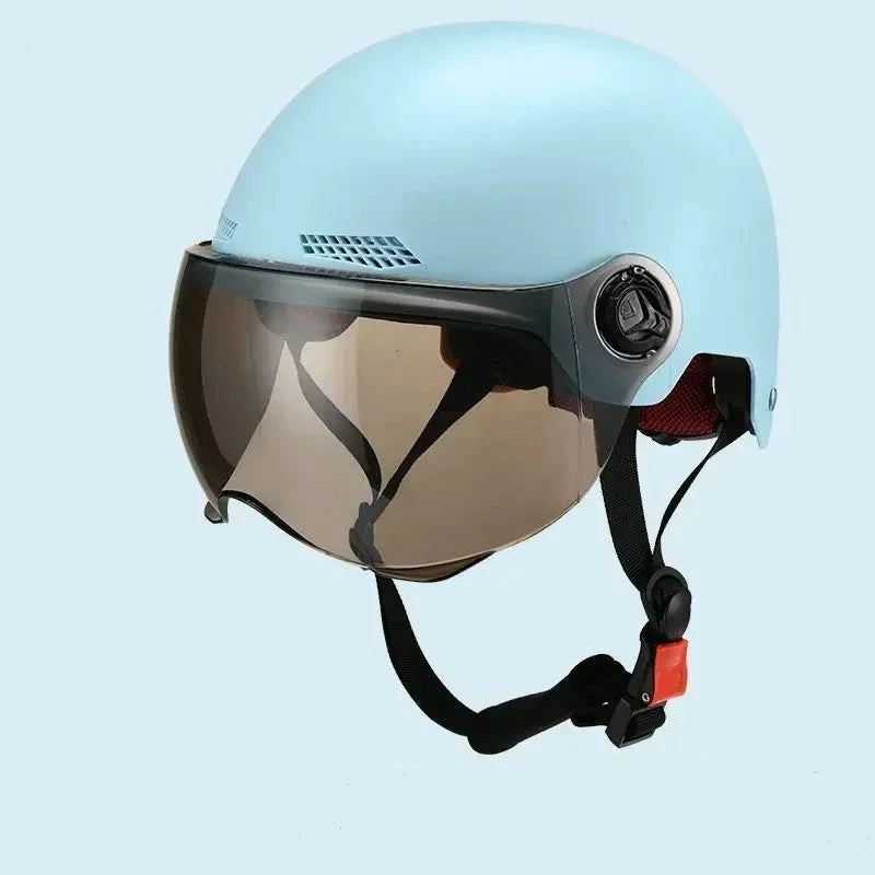 Motorcycle Helmet For Men Women Classic Retro Scooter Half Helmet Ultralight Cycling Helmet MTB Bike Bicycle Motorcycle Helmet  Amaijoin