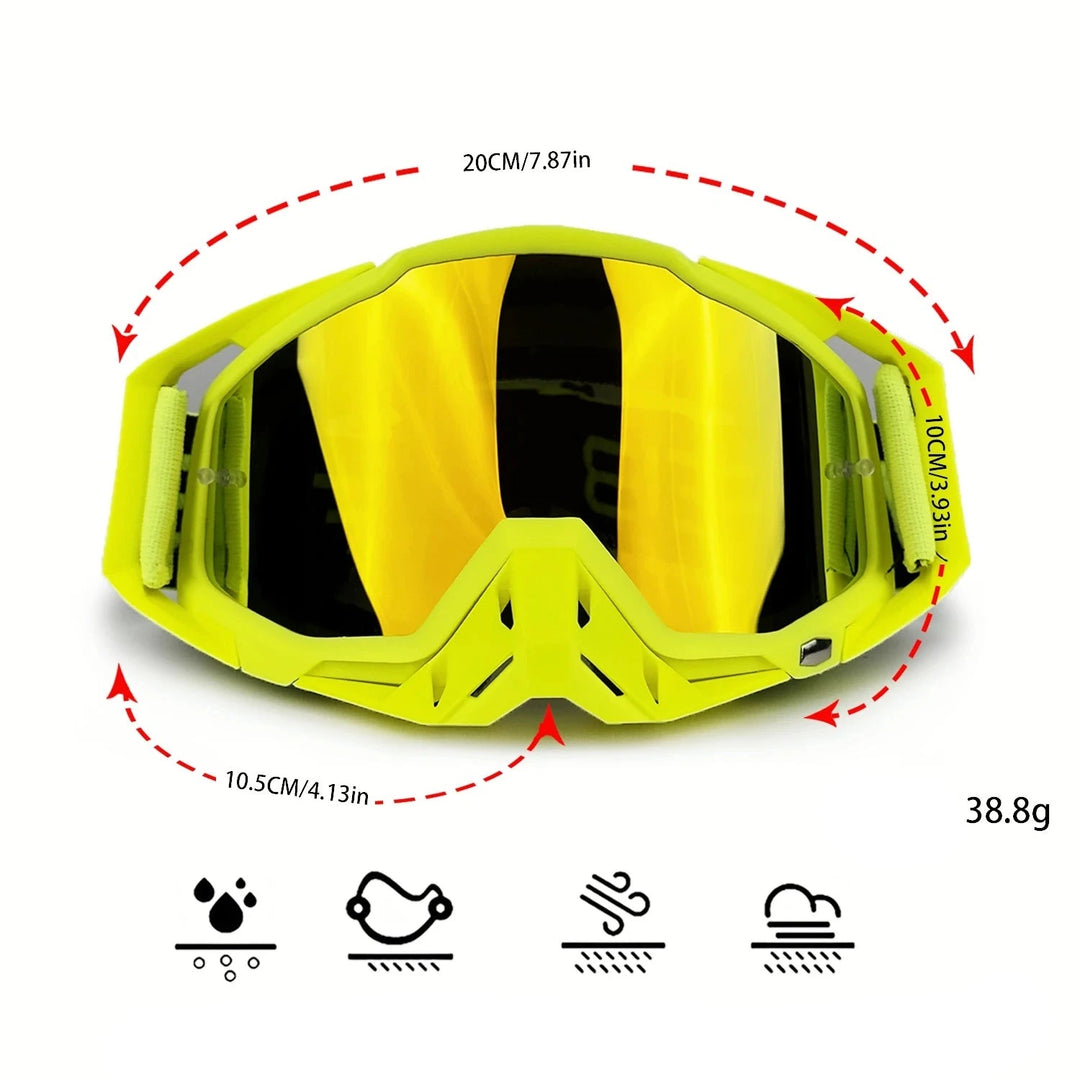 Motorcycle Goggles Motocross Glasses Off-road Sunglasses For Man MTB ATV Mask Windproof Protection Cycling Racing Goggles  Amaijoin