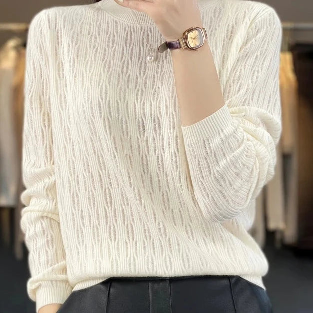 2023 Autumn and Winter Women's Cashmere Sweater Women's Pullover Knitted Cashmere Sweater Fashion Sweater Women  Amaijoin