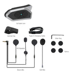 Carregue a imagem no visualizador da Galeria, New GoTalk4 Motorcycle Helmet Bluetooth Headset 800M 2 Riders Full-duplex Helmet Interphone  BT5.1 Communicator FM + Voice Assis  Amaijoin
